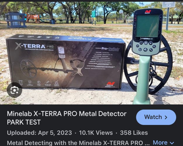 New Minelab X-Terra Pro Metal Detector