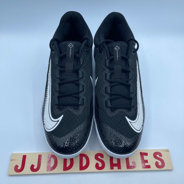 Nike Alpha Huarache Elite 4 MCS Baseball Cleat Black White FD6221-001 Men’s Sz 9  New