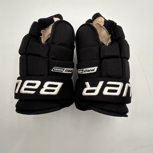 Used  Bauer 13" Pro Stock Columbus Blue Jackets Pro Series Gloves