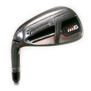 LH TaylorMade M6 Single Pitching Wedge Steel KBS Max 85g Stiff Flex