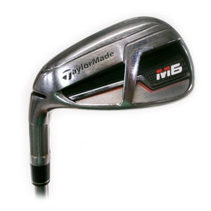 LH TaylorMade M6 Single 9 Iron Steel KBS Max 85g Stiff Flex