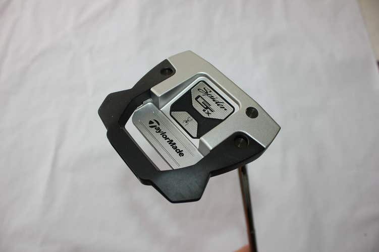 TAYLORMADE SPIDER GTx SINGLE BEND PUTTER - 34" - SILVER