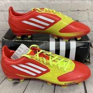 Adidas V24790 F10 TRX FG Men's Soccer Cleats High Energy White Electric US 11.5