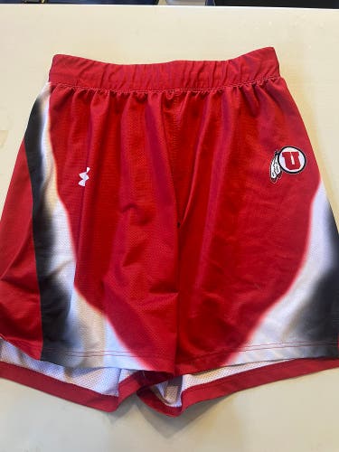University of Utah Lacrosse Team Issued Practice Shorts (large)