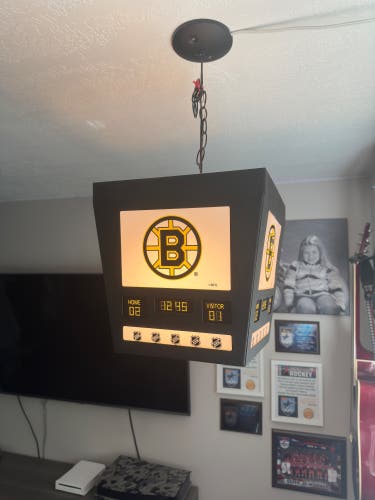 Boston Bruins Scoreboard Light
