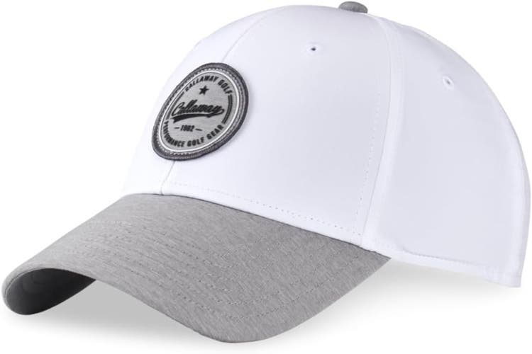 NEW 2024 Callaway Golf Opening Shot White/Gray Adjustable Snapback Golf Hat/Cap