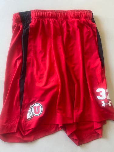 University of Utah Lacrosse Team Issued Athletic Shorts (medium)