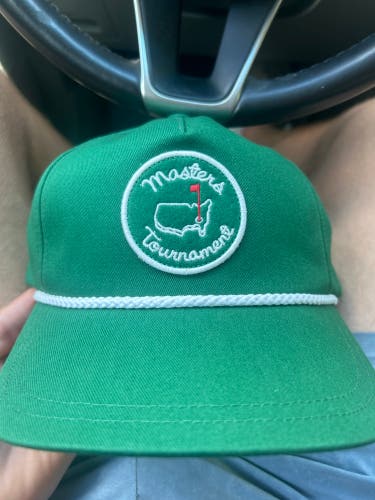 Brand New Still Has Tags 2024 Green Masters Rope Hat