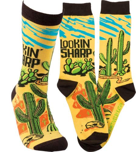 Lookin' Sharp Lol Socks - Adult Unisex Themed Socks