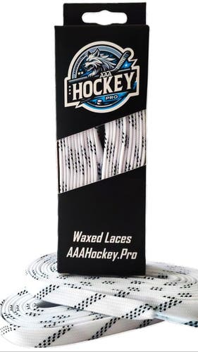 AAA HOCKEY PRO 4 PACK Waxed Hockey Laces Veteran Owned
