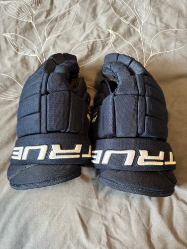 True Hockey Gloves - A6.0 Pro Z-Palm - Navy Blue 13”
