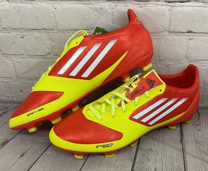 Adidas V24845 F30 TRX FG SYN Mens Soccer Cleats High Energy White Electric US 12