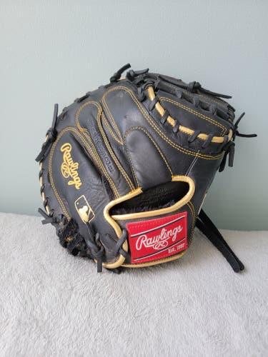 Used Rawlings R9 32.5" Baseball Catcher's Glove Right Hand Throw