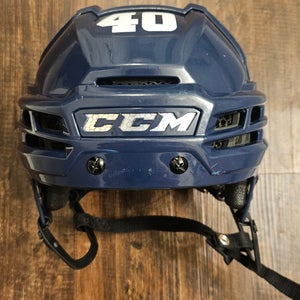 Blue Used CCM Super Tacks X Helmet - Medium