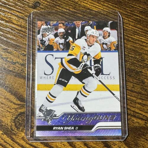 Ryan Shea Pittsburgh Penguins 23-24 Upper Deck Young Guns Rookie Card #489