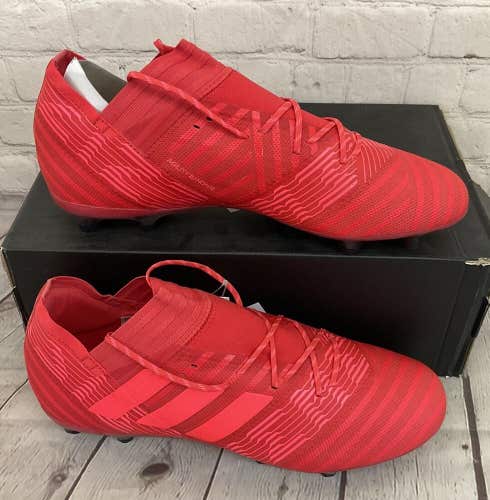 Adidas CP8971 Nemeziz 17.2 FG Men's Soccer Cleats Coral Red Core Black US 11