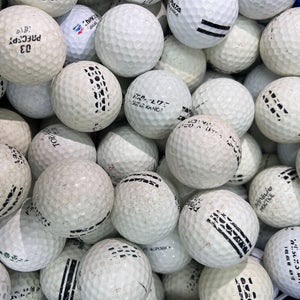 200 White Range Balls... Assorted Batch of AA Value Practice Golf Balls....
