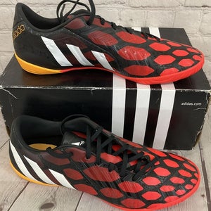 Adidas M20133 P Absolado Instinct IN Men's Soccer Shoes Black White Red US 9