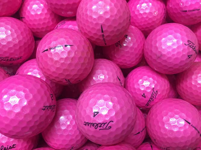 Titleist Pink Velocity.....12 Premium AAA Used Golf Balls.