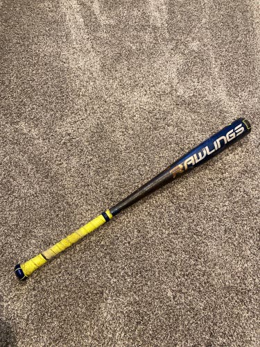 Used 2016 Rawlings BBCOR Certified Alloy 30 oz 31" Velo Bat