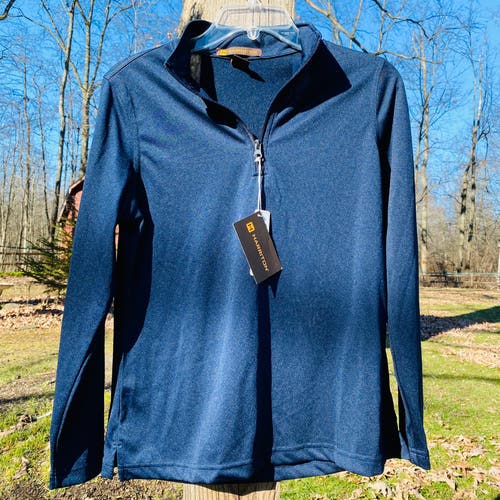 NWT Harriton Small Navy Blue Pullover Sweatshirt
