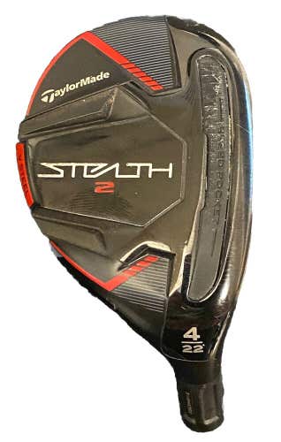 TaylorMade Stealth2 4 Rescue Hybrid 22* V-Steel HEAD ONLY Right-Handed Component