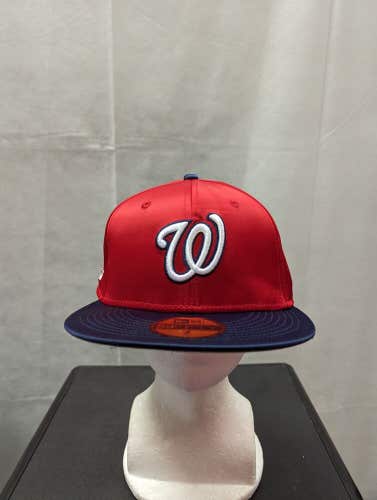 NWS Washington Nationals Full Satin New Era 59fifty 7 2018 ASG Side patch