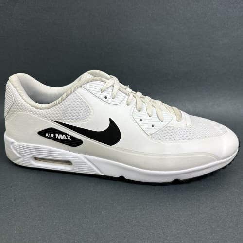 Nike Air Max 90 G White Black CU9978-101 Men's Golf Shoes Spikeless Size 16