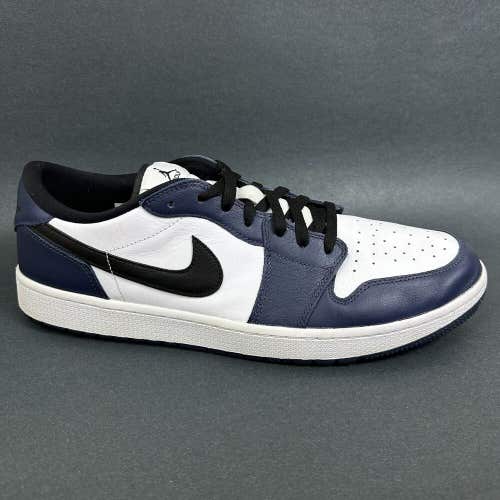 Nike Air Jordan 1 Low Golf Shoes White Black Midnight Navy DD9315-104 Size 15