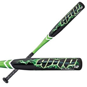 NEW Worth AMP Youth Small 2 1/4" Barrel Baseball Bat (-12) YBLAMP 30in 18oz