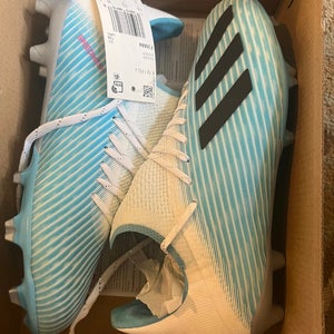 Blue New Kids Adidas X 19.1 Cleats