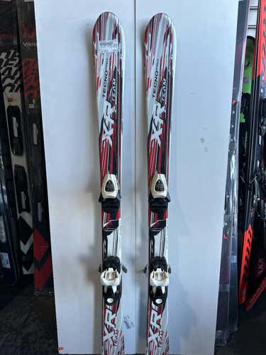 Used Tecno Pro Xr Team 120cm Skis 120 Cm Boys' Downhill Ski Combo