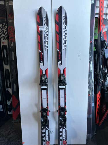 Used Tecno Pro Xr Junior 120 Cm Boys' Downhill Ski Combo
