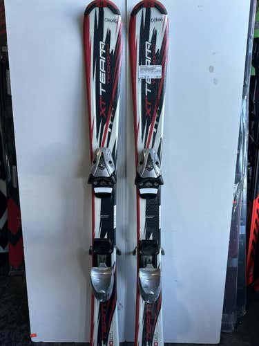 Used Tecno Pro Xt Team 100cm Dh Skis 100 Cm Boys' Downhill Ski Combo