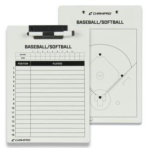 New CHAMPRO BASEBALL & SOFTBALL COACH'S BOARD 9" X 12" 11506-CHPA099BS