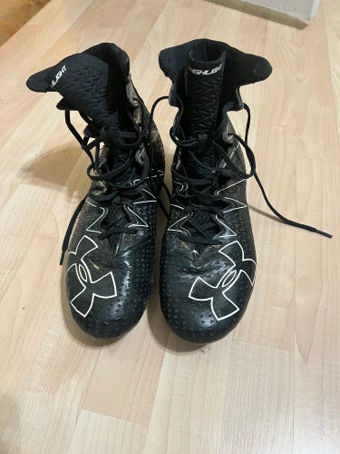 Black Used Men's Under Armour Cleats