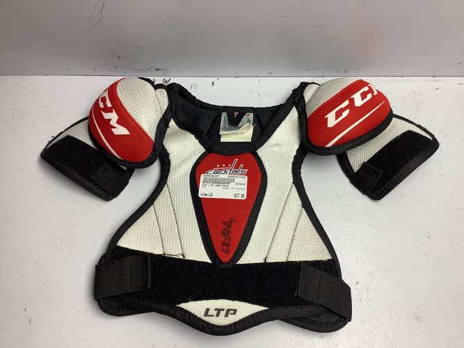 Used Ccm Ltp Capitals Lg Hockey Shoulder Pads