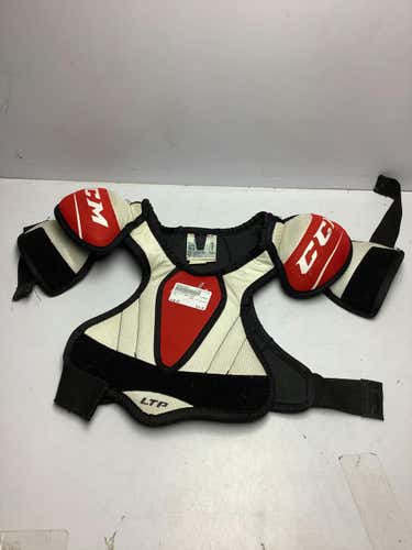 Used Ccm Ltp Capitals Sm Ice Hockey Shoulder Pads