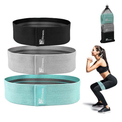 Xprt Fitness Hip Bands Set Bk Gry Grn