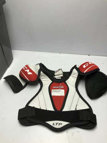 Used Ccm Capitals Ltp Lg Ice Hockey Shoulder Pads