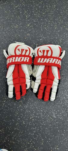Used Warrior Mac D Lite 13" Men's Lacrosse Gloves