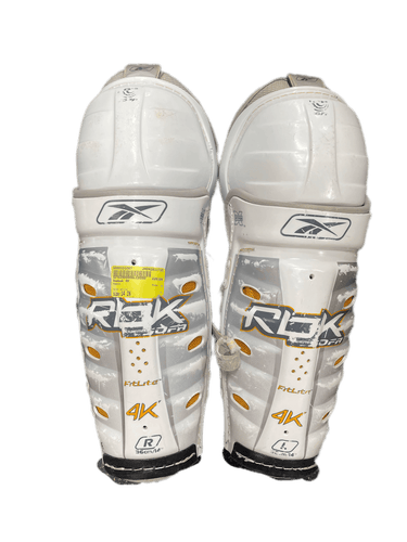 Used Reebok 4k 14" Hockey Shin Guards