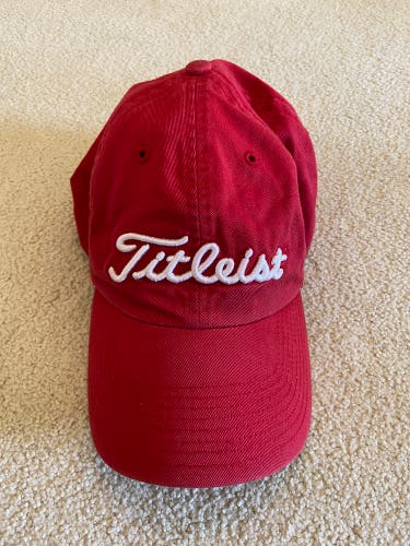 Titleist Golf Red Dad Hat