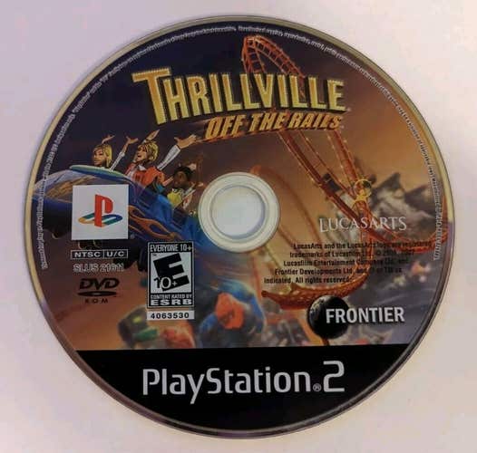 Thrillville Off the Rails (PlayStation 2 PS2)  DISC ONLY - Lucasarts - Coaster