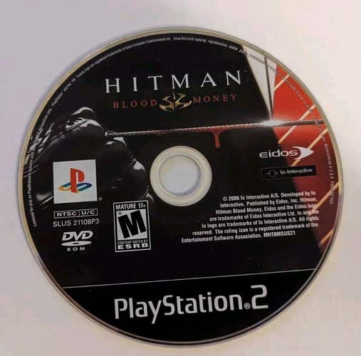 Hitman: Blood Money (PS2, 2006) - Disc Only - Playstation 2 - Eidos - Video Game