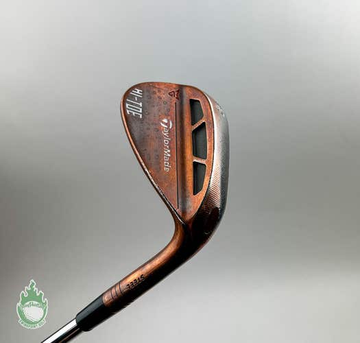 Used RH TaylorMade Hi-Toe Wedge 50*-09 KBS 120g Stiff Steel Golf Club