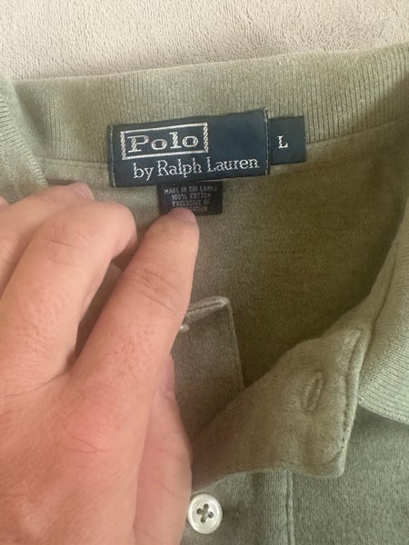 Light green ralph lauren polo large