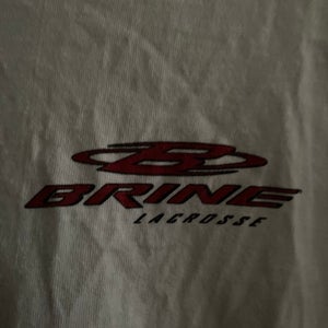White New Lacrosse shirt by Brine