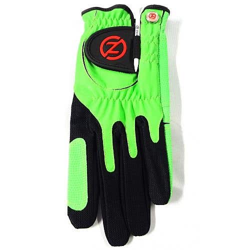 Zero Friction Performance Glove (Green, LEFT, UNIVERSAL ONE SIZE FIT, 3pk) NEW