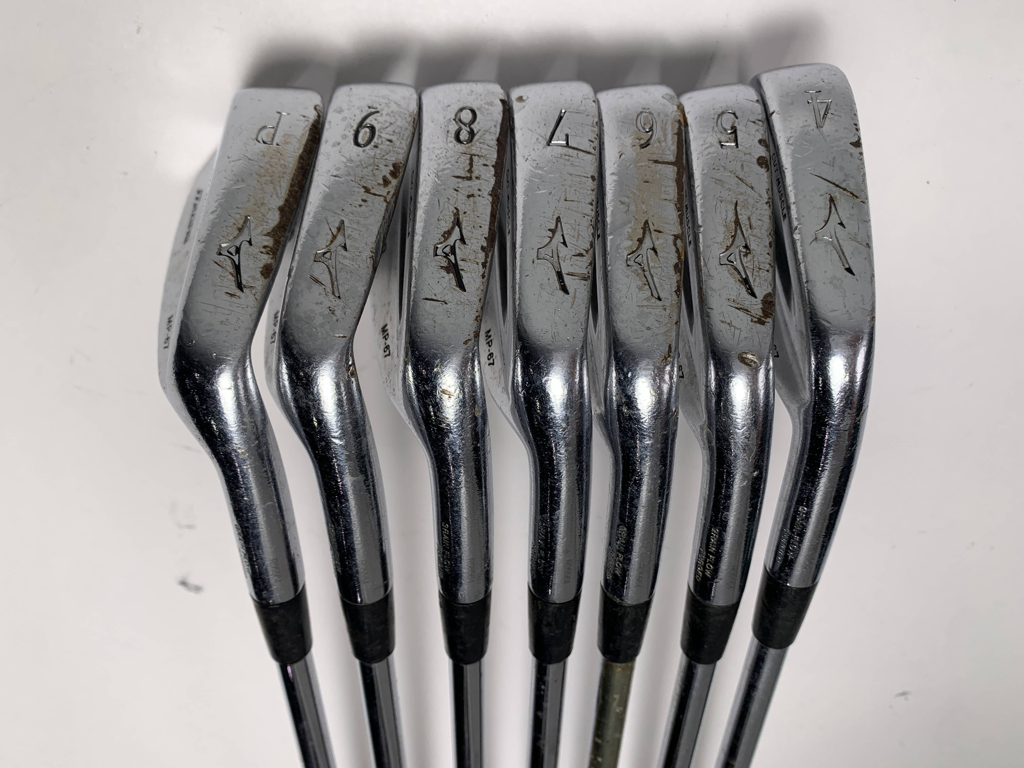 Iron MP-67 Mizuno Set Gold Dynamic S Flex R300 Temper True ミズノ 